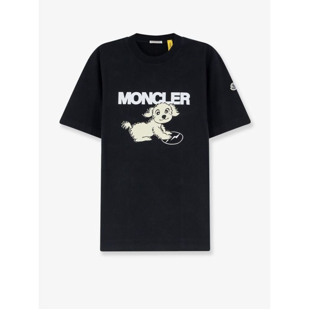 Moncler Men Cotton T-Shirt With Print